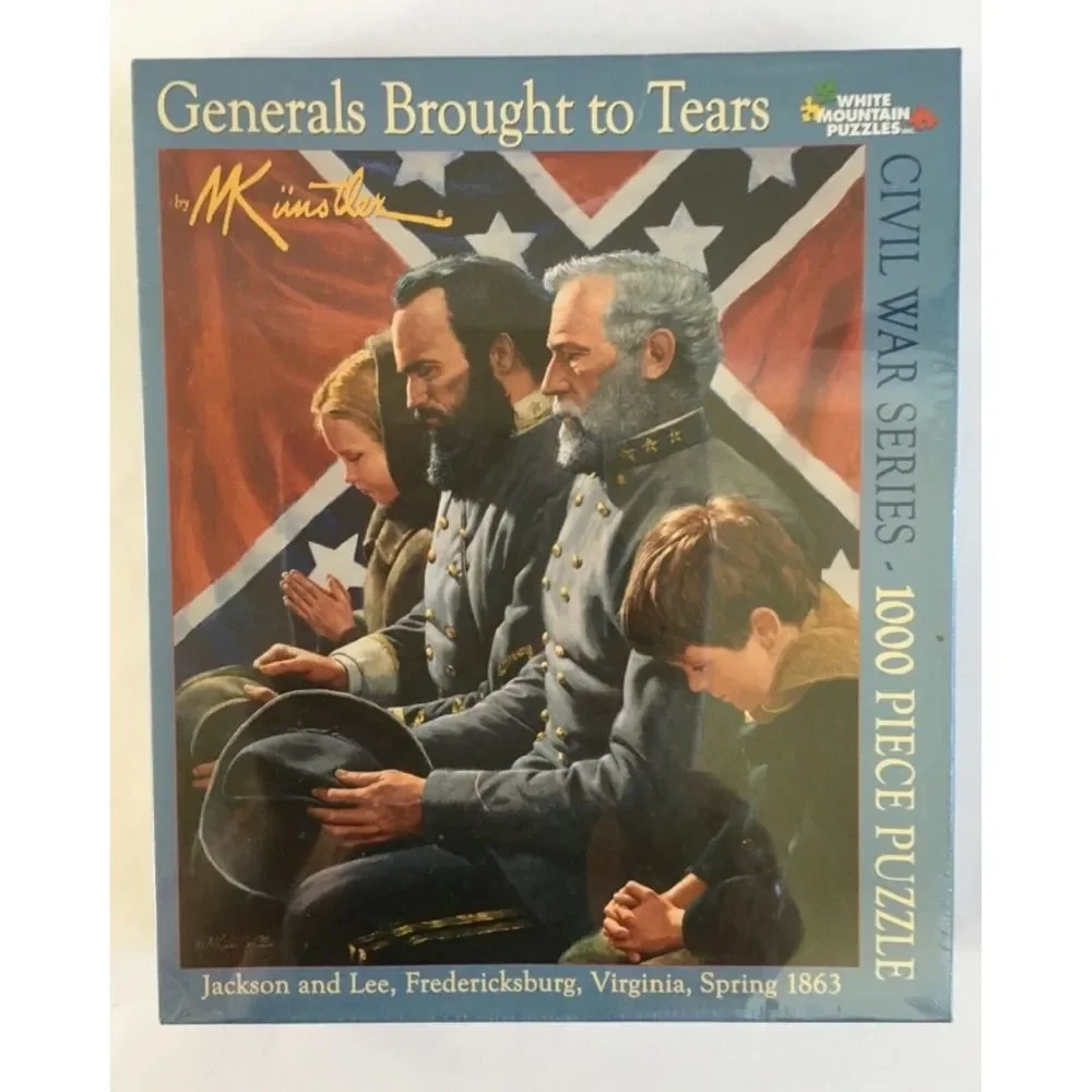 Generals Brought to Tears 1000 Pc Jigsaw Puzzle 30x24 Civil War White Mountain